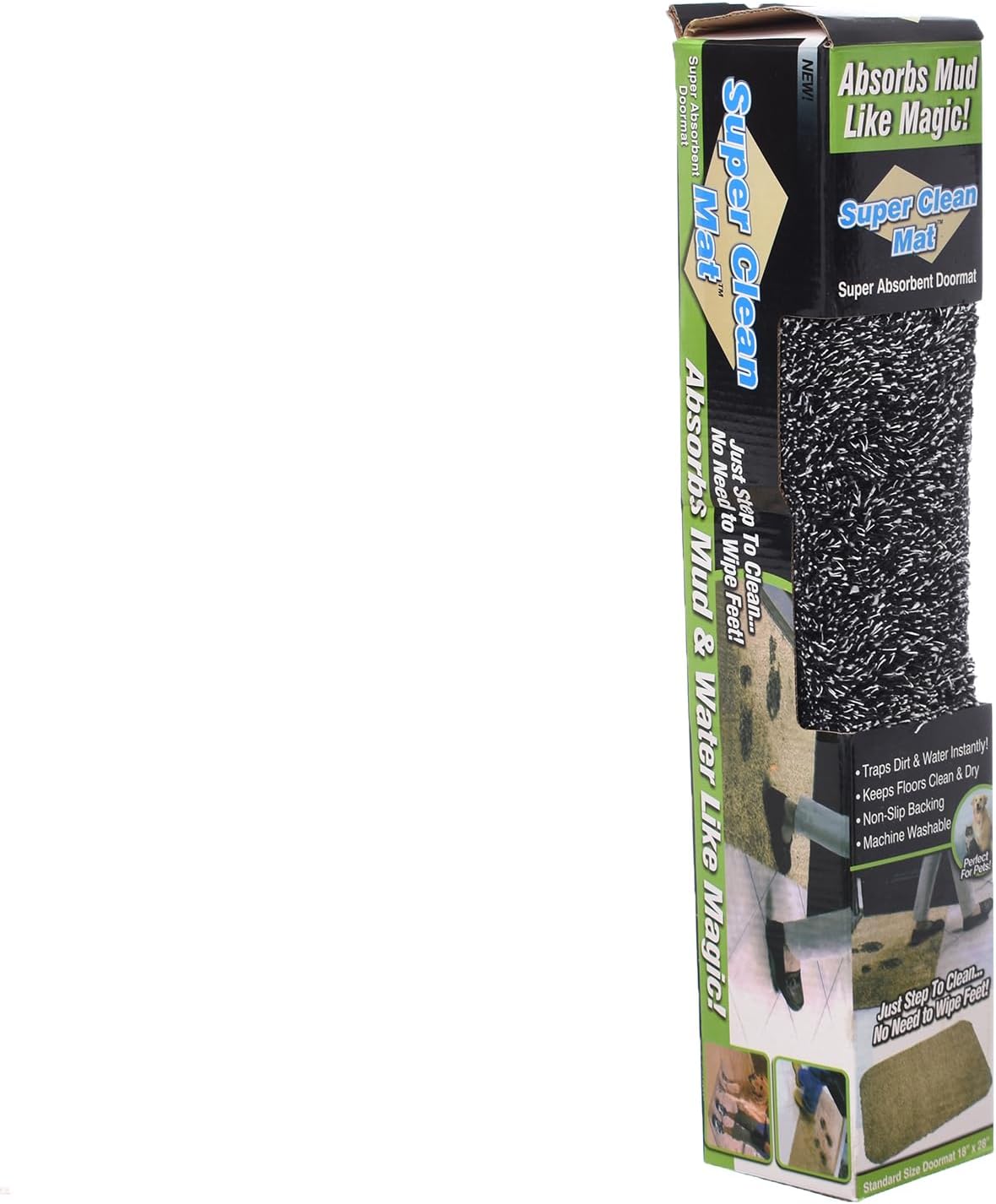 Super Clean Mat Non-Slip Fabric Rug