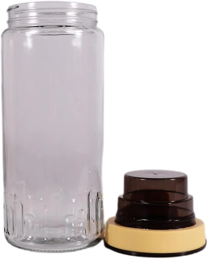 Herevin Glass Food Storage Jar with Airtight Lid – 1.46L