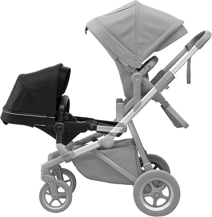 Thule Sleek Second Seat – Double Your Comfort with Premium Midnight Black Design & Lightweight Aluminum Frame