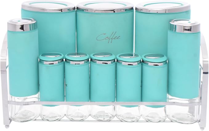 Oxford Round Stainless Steel Spice Set – 11 Pieces