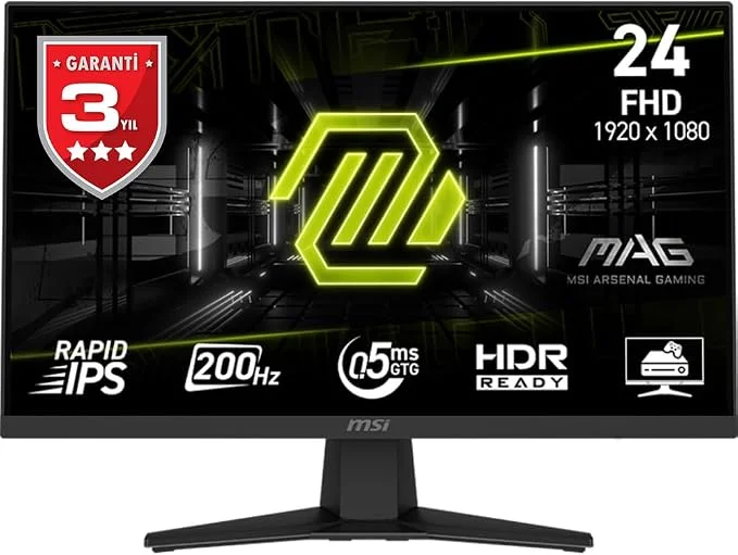MSI MAG 244F 23.8-Inch FHD 200Hz Rapid IPS Gaming Monitor
