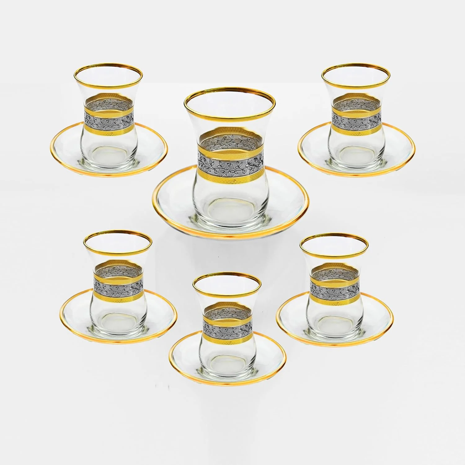 Segaey Coffee Cup Set with Saucers