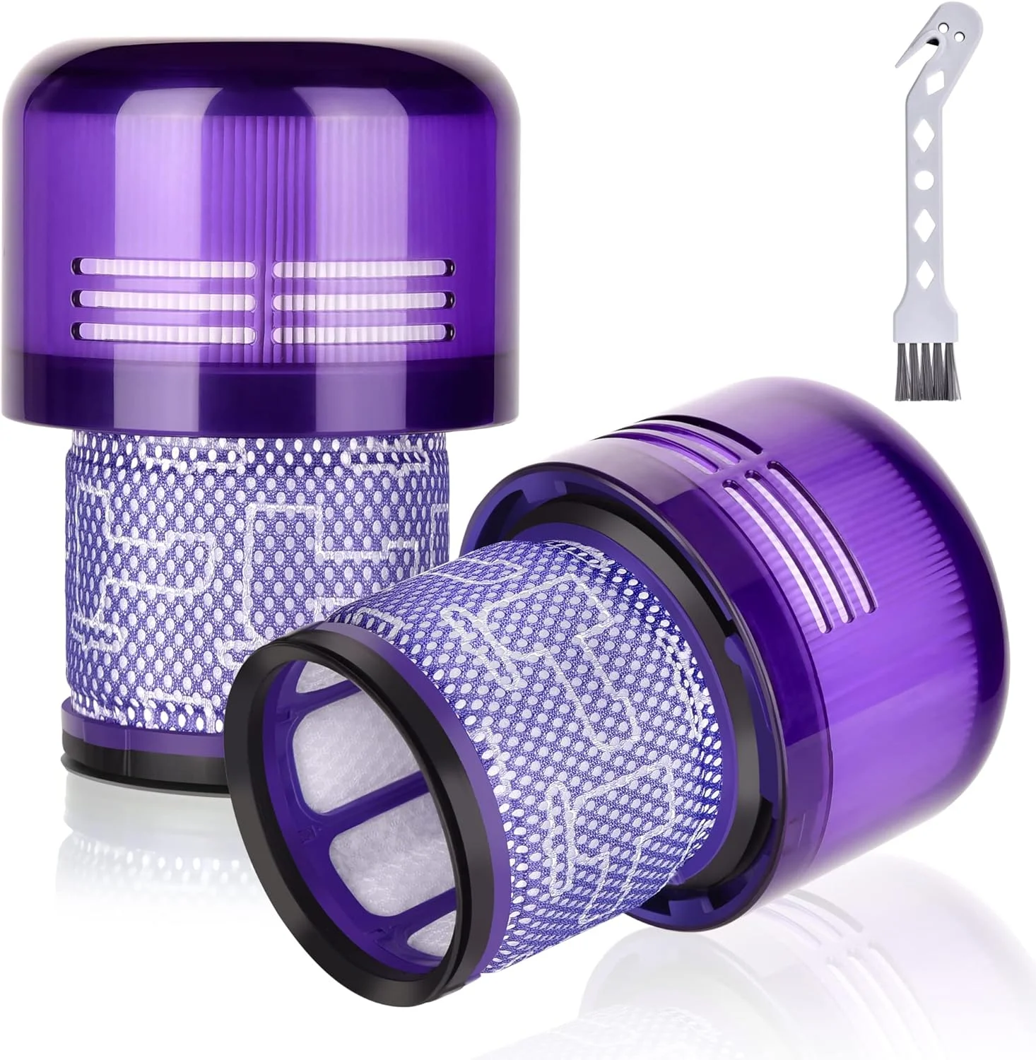 Leadaybetter Replacement Filter for Dyson V11 Vacuum 2-Pack Purple