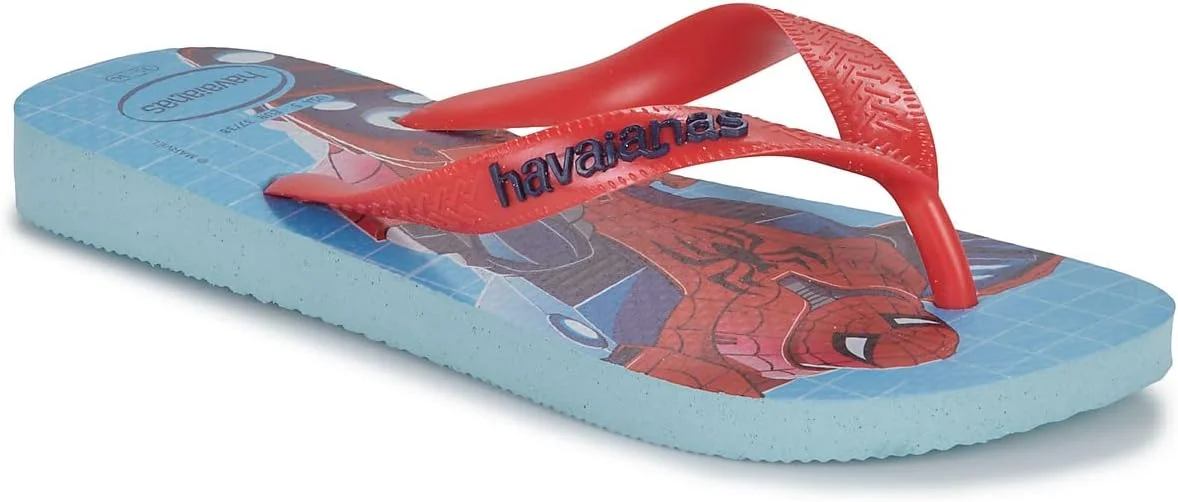 Havaianas Kids Top Marvel II Flip Flops – Blue Water