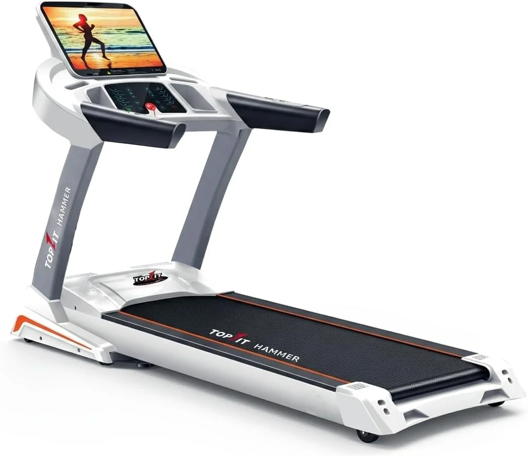 Top Fit Hammer MT-X-Power-Voltta Foldable Treadmill – 15.6-Inch Android Display & 4.5HP Motor