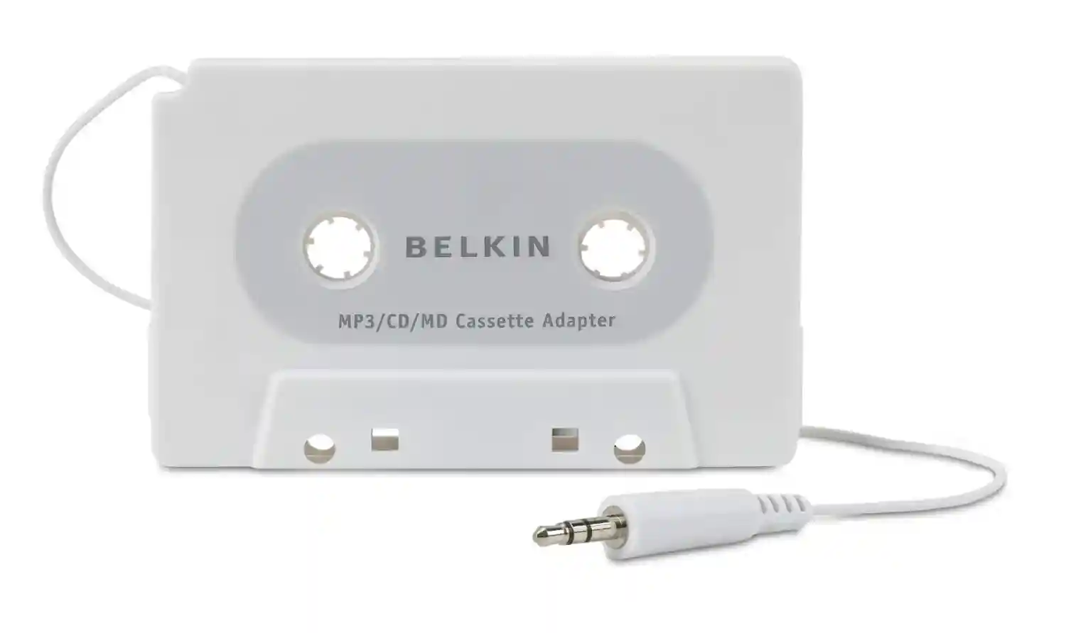 Belkin Cassette Adapter for iPod Car Audio Cassette Tape Adapter 3.5mm AUX Input Music Player Converter for Car Stereo Easy Plug & Play Sound Adapter