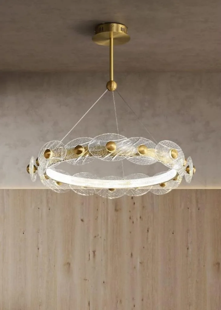 Golden Lighting Copper LED Chandelier – 3 Lights