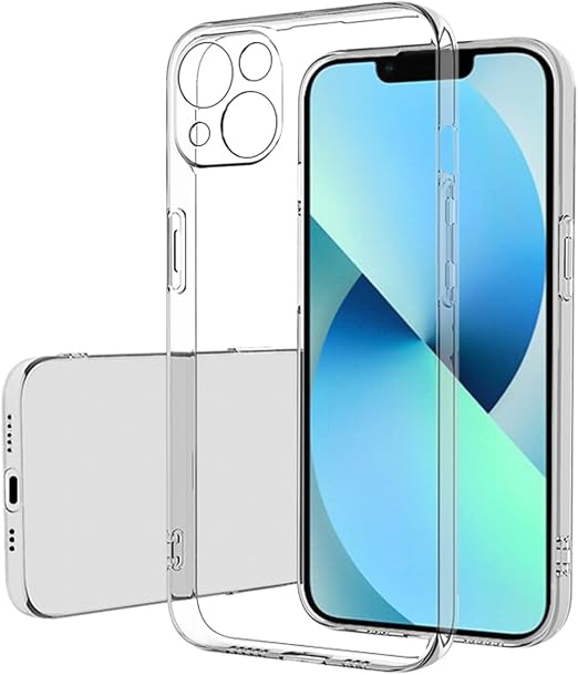 AJEZDONG Shockproof Clear Case for iPhone 13