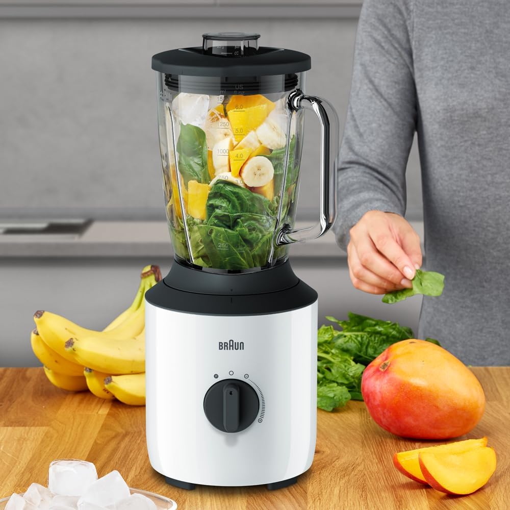 Braun PowerBlend Glass Jug Blender 800W  – JB3173