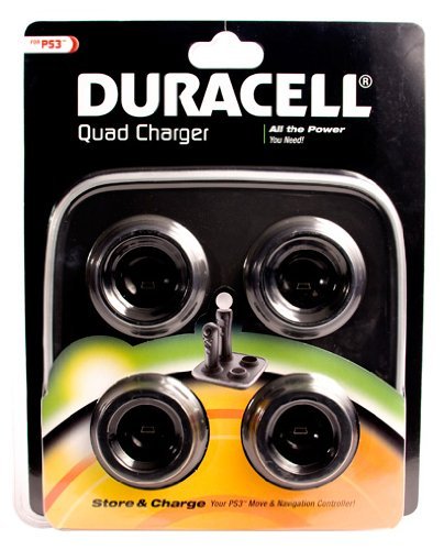 شاحن Duracell Move مزدوج لأجهزة تحكم PlayStation 3 Move - علبة تالفة