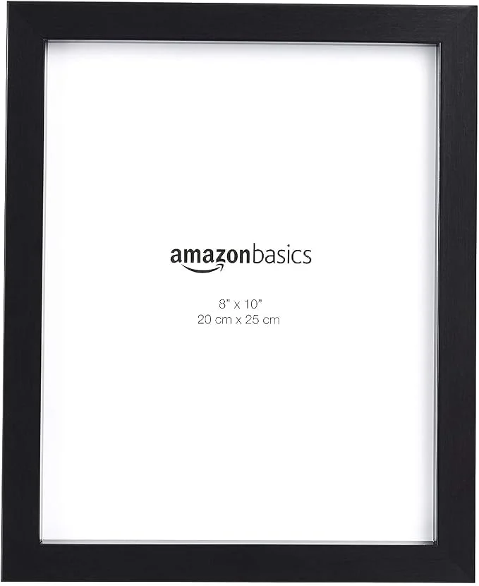 Amazon Basics Rectangular Photo Picture Frame 8x10 Inch - Pack of 2