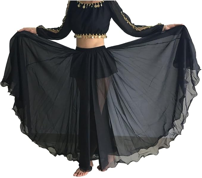 MUNAFIE Women's Belly Dance Skirt
