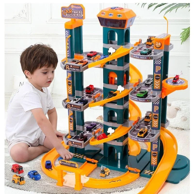 Generic Kids Car Garage Playset